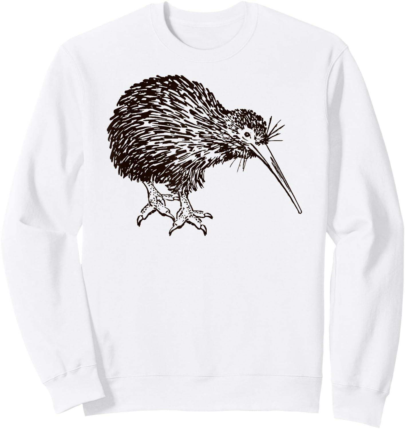New Zealand Kiwi Bird Animal Wildlife Sweatshirt - Sweatshirt | White