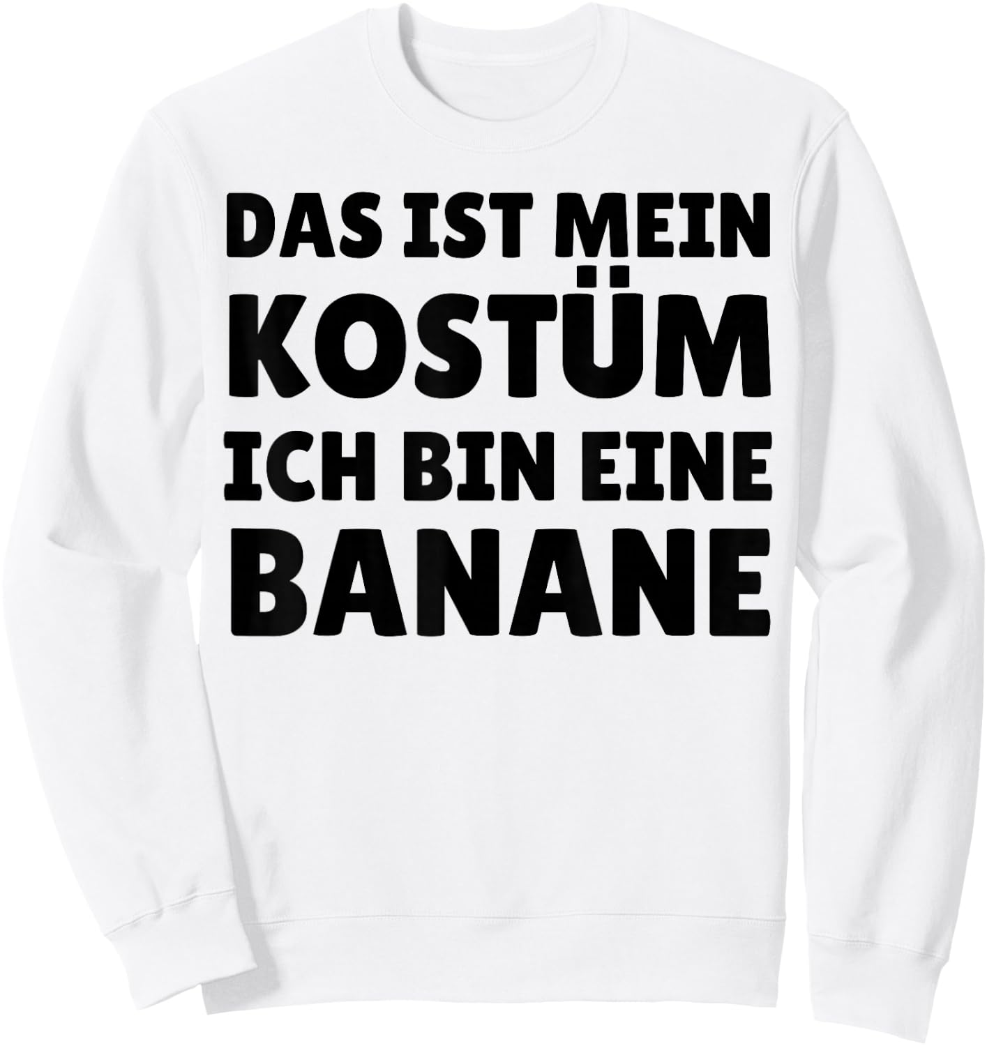 Funny Banana Costume Carnival Halloween Banana Sweatshirt - Sweatshirt | White