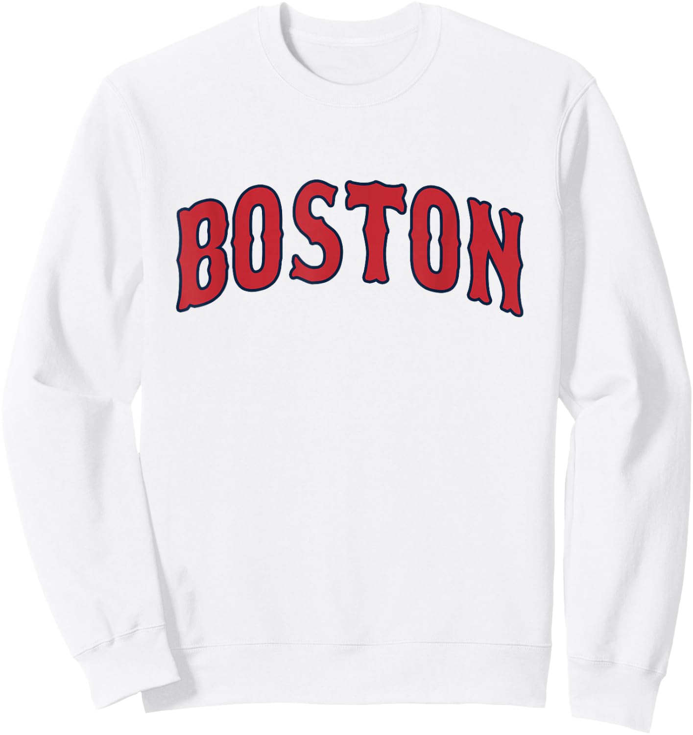 BOSTON - Throwback Design - Classic Sweatshirt - Sweatshirt | White