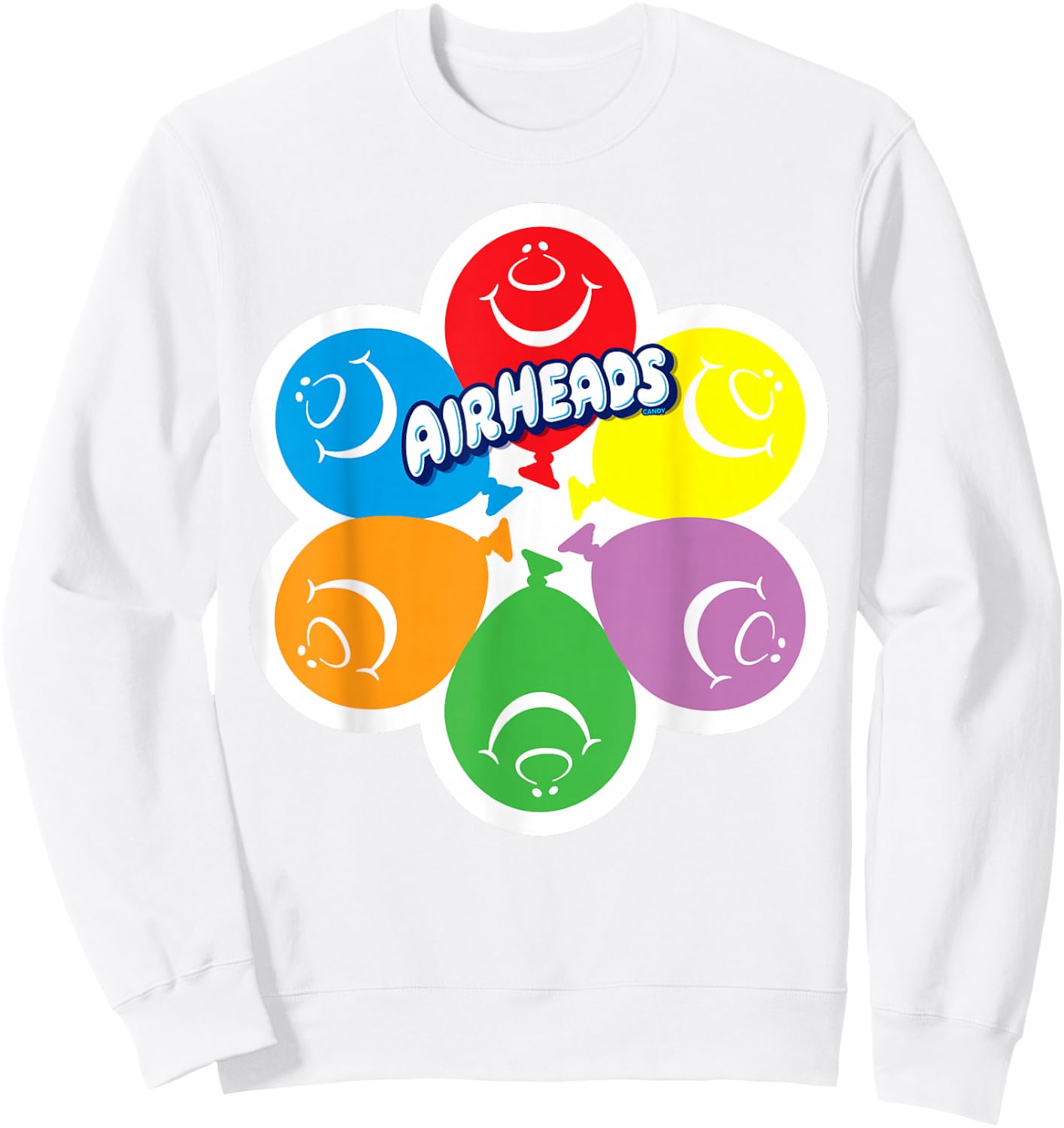 Airheads Colorful Sweatshirt - Sweatshirt | White