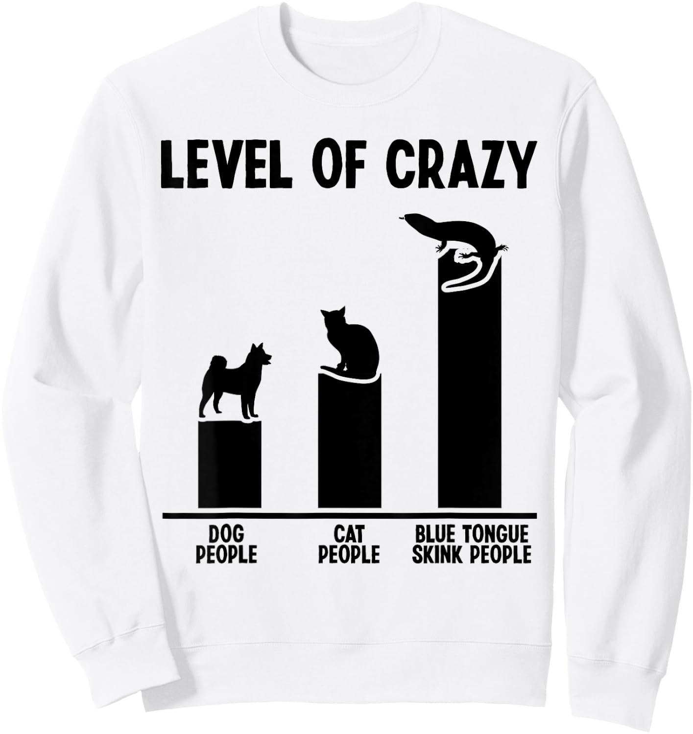 Blue Tongue Skink Enclosure Terrarium Blue Tongue Skink Sweatshirt - Sweatshirt | White