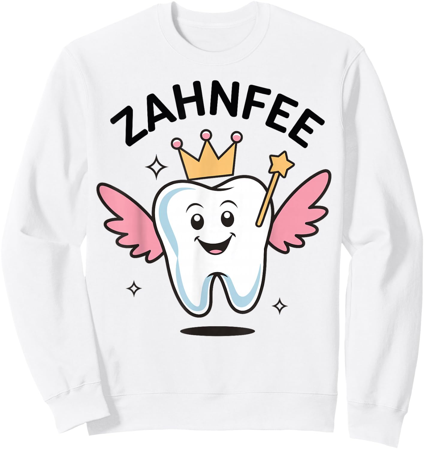 Zahnfee Women's , White Sweatshirt - Sweatshirt | White