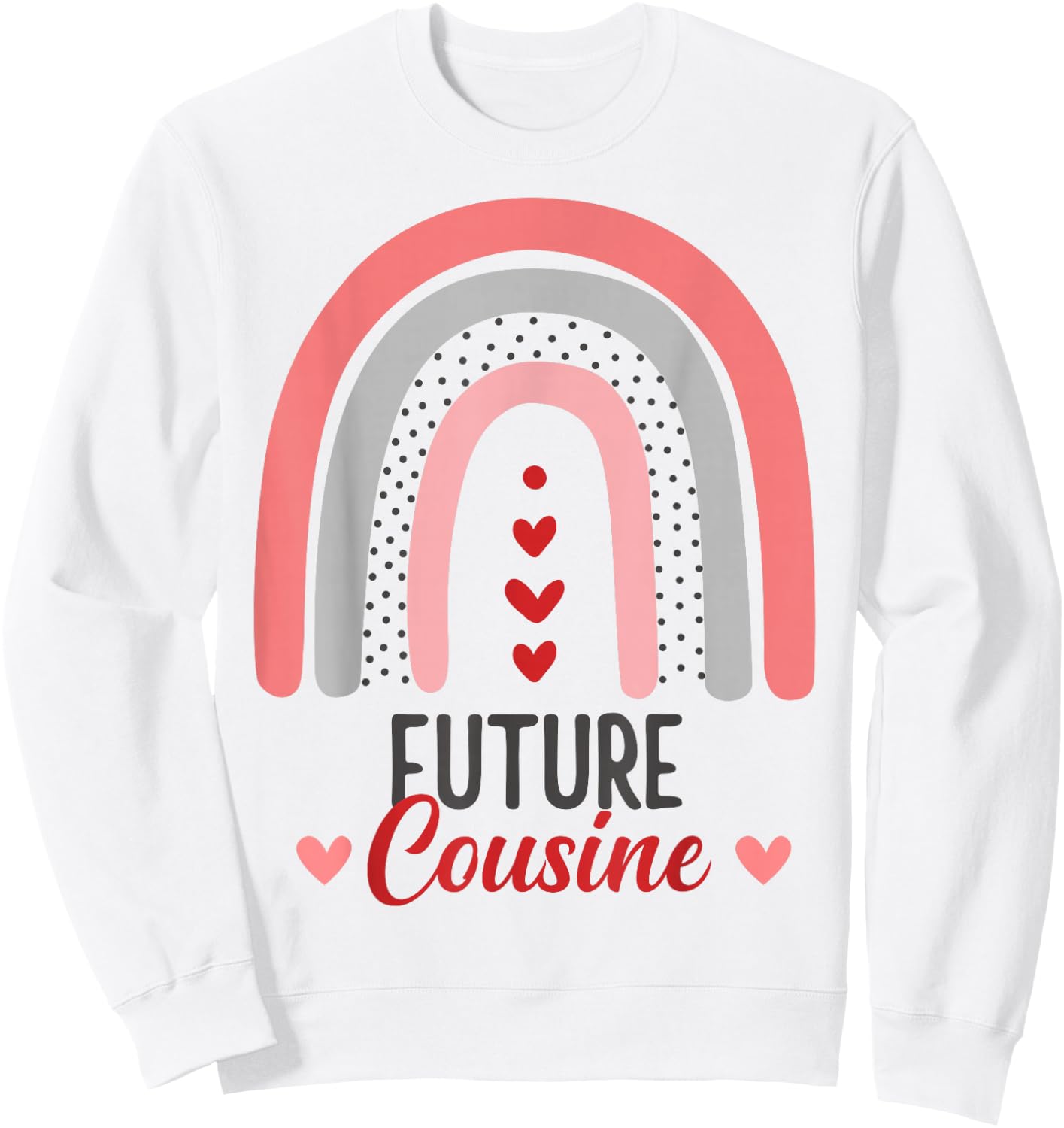 Announcement Pregnancy Future Cousine Sweatshirt - Sweatshirt | White