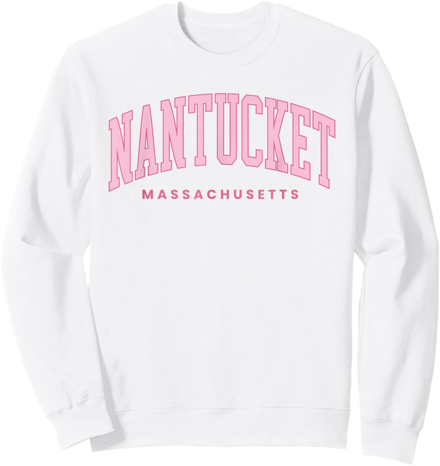 Vintage Nantucket Island Retro Preppy Throwback Girls Women Sweatshirt - Sweatshirt | White