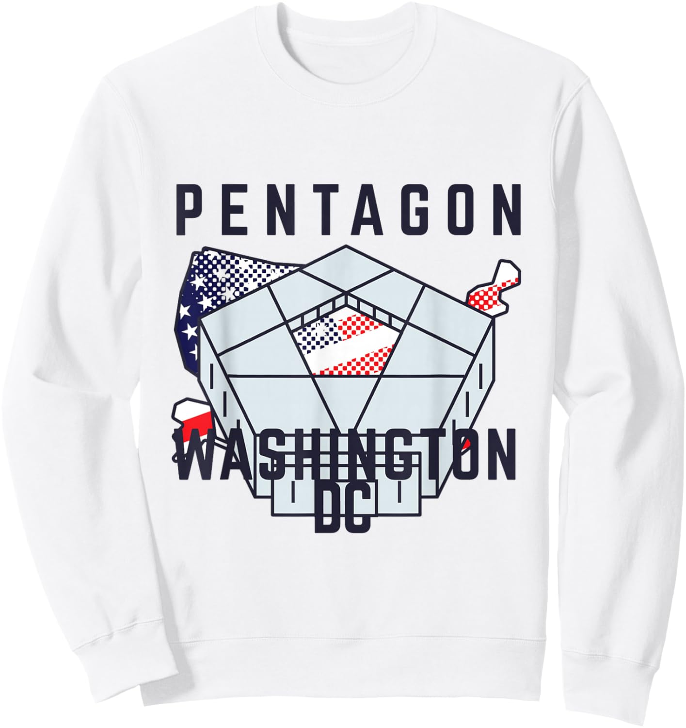 The Pentagon, Washington DC Sweatshirt - Sweatshirt | White