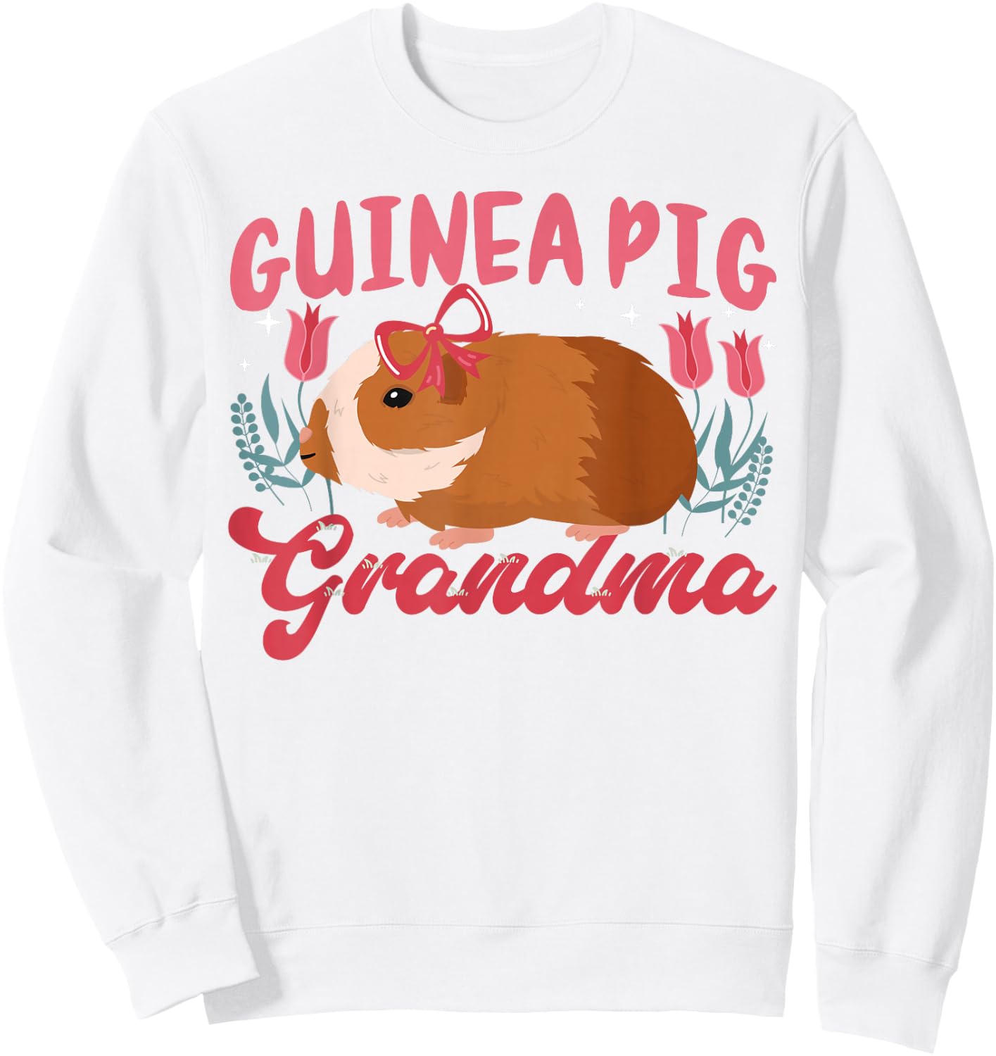 Guinea Pig Grandma Guinea Pig Grandma Sweatshirt - Sweatshirt | White