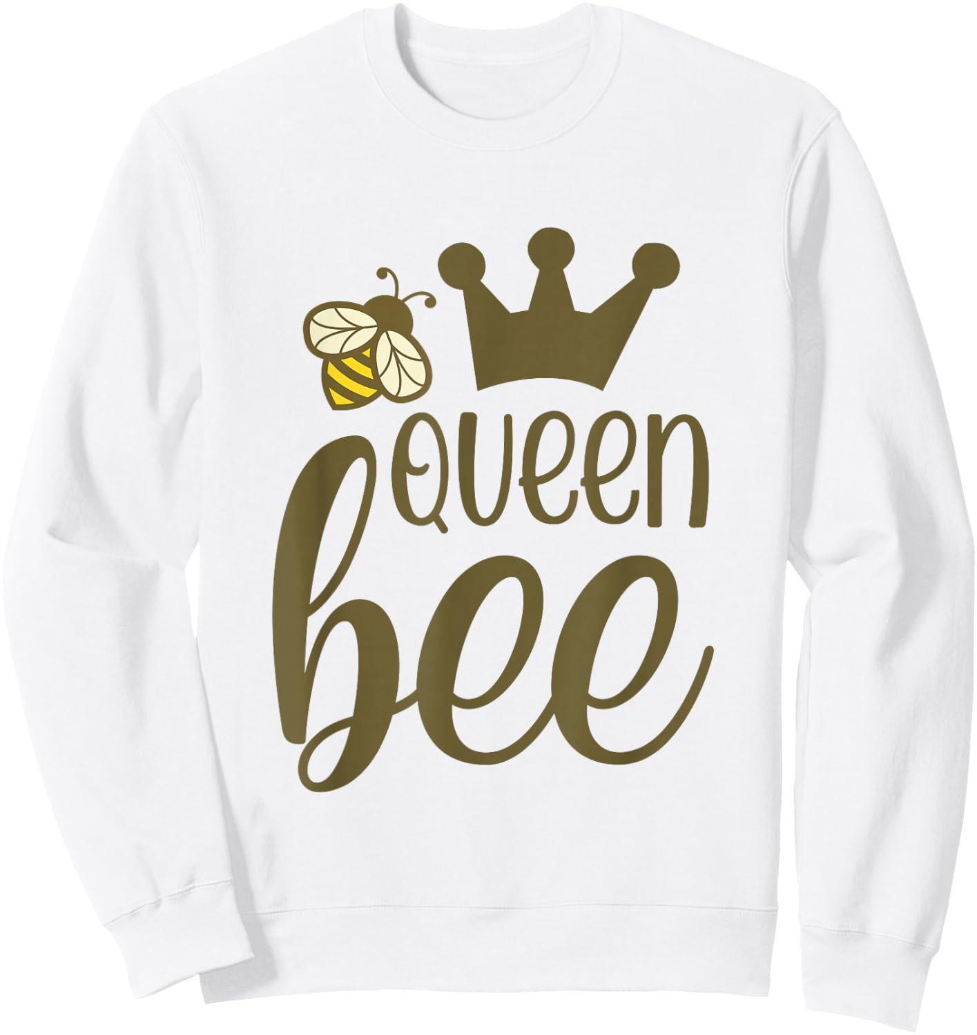 Bee Keeper Funny Saying Beekeeping Women Queen Bee Sweatshirt - Sweatshirt | White