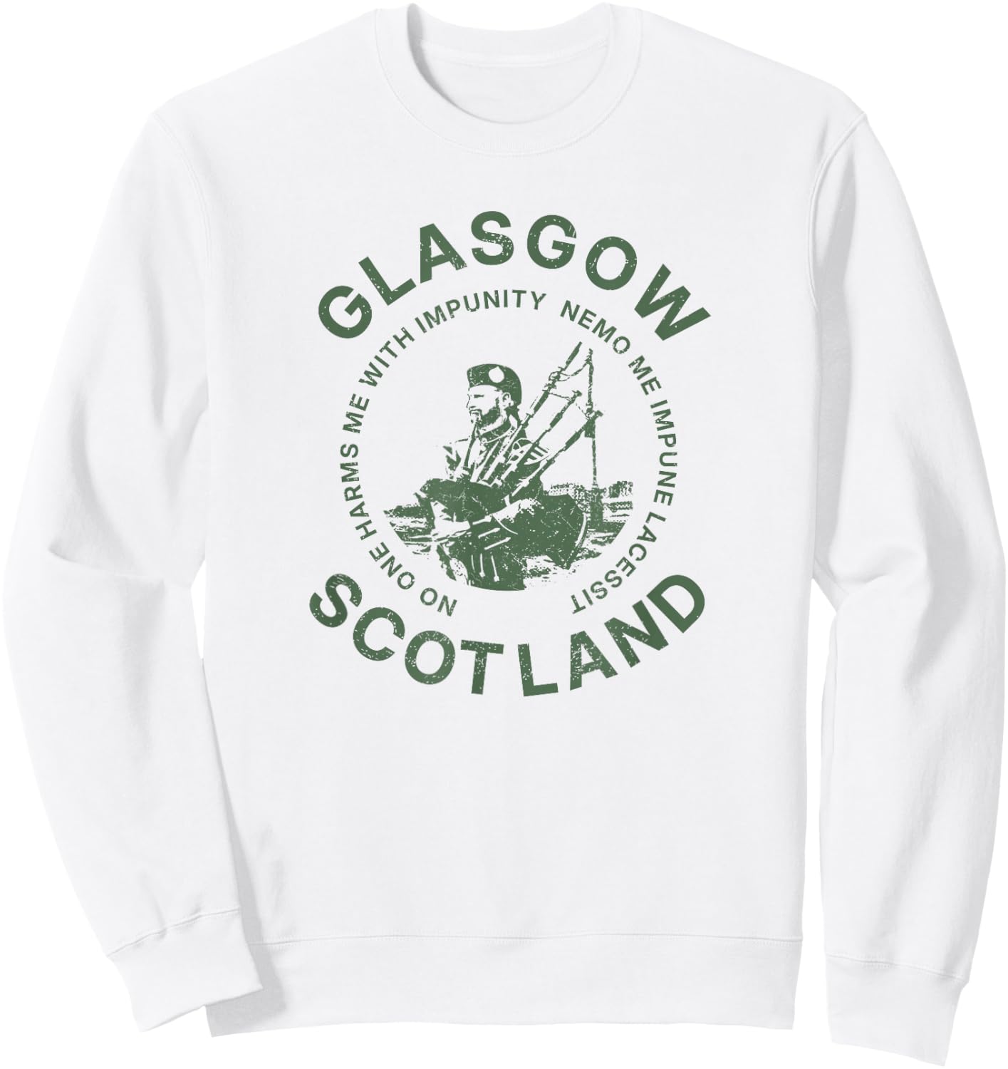 Scotland Glasgow Scottish Sweatshirt - Sweatshirt | White