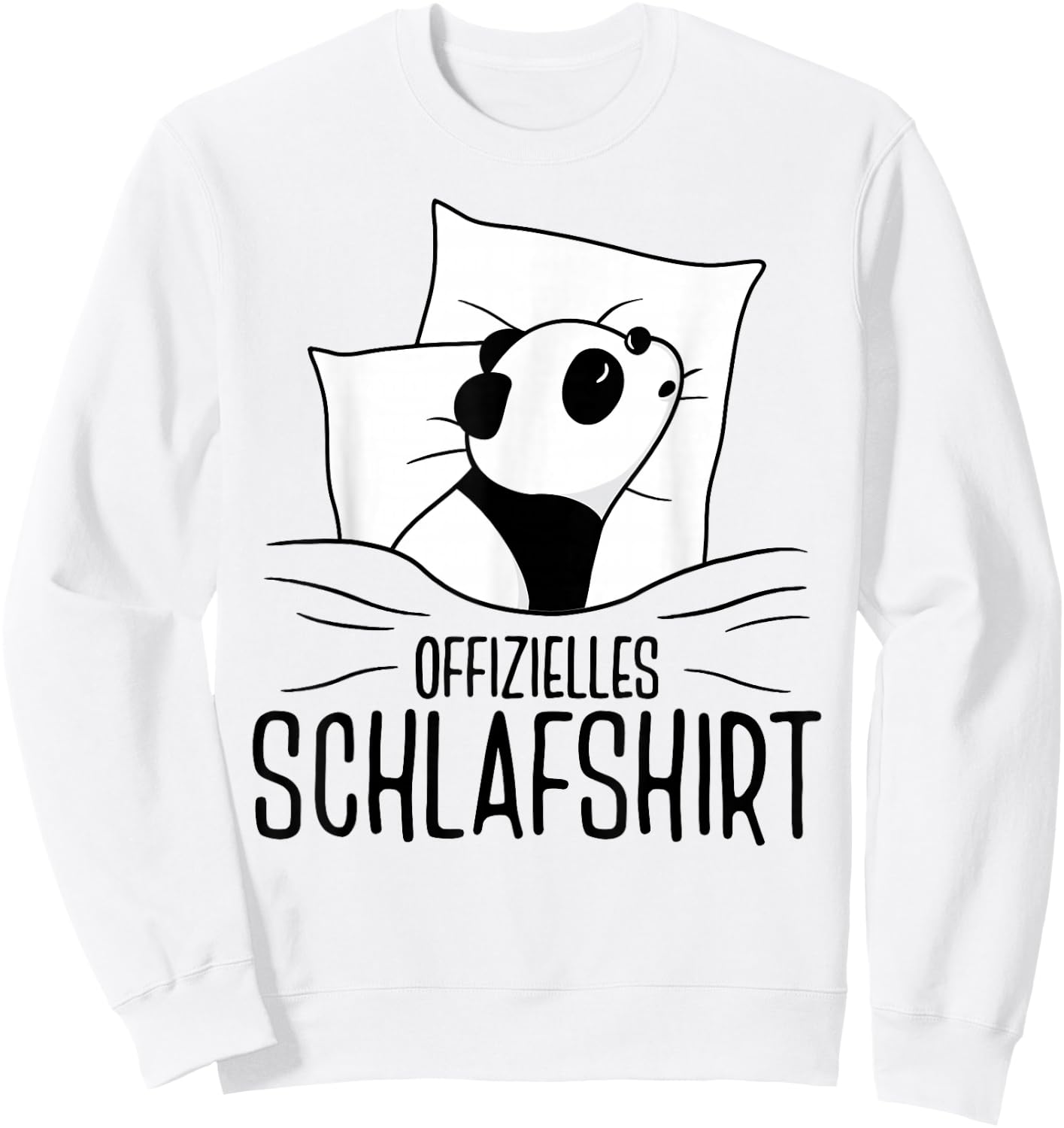 Official Panda Pyjamas , White, s Sweatshirt - Sweatshirt | White