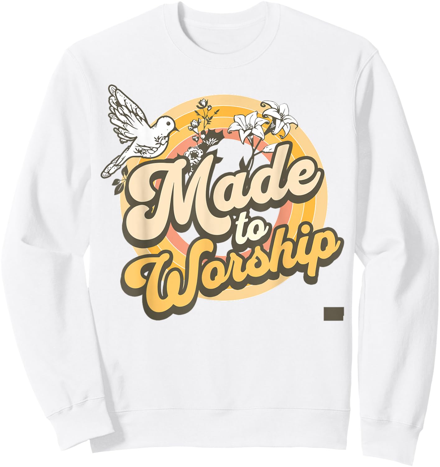 Made To Worship Sweatshirt - Sweatshirt | White