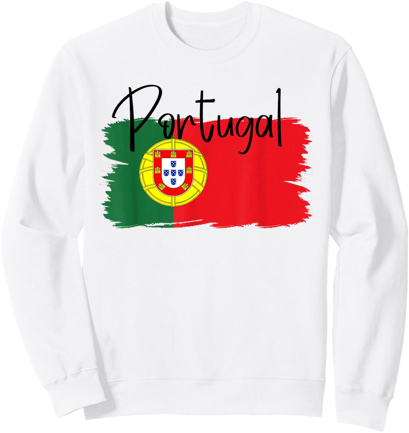 Portugal Flag, Portugal t Shirt, Portugal , Portugal Sweatshirt - Sweatshirt | White