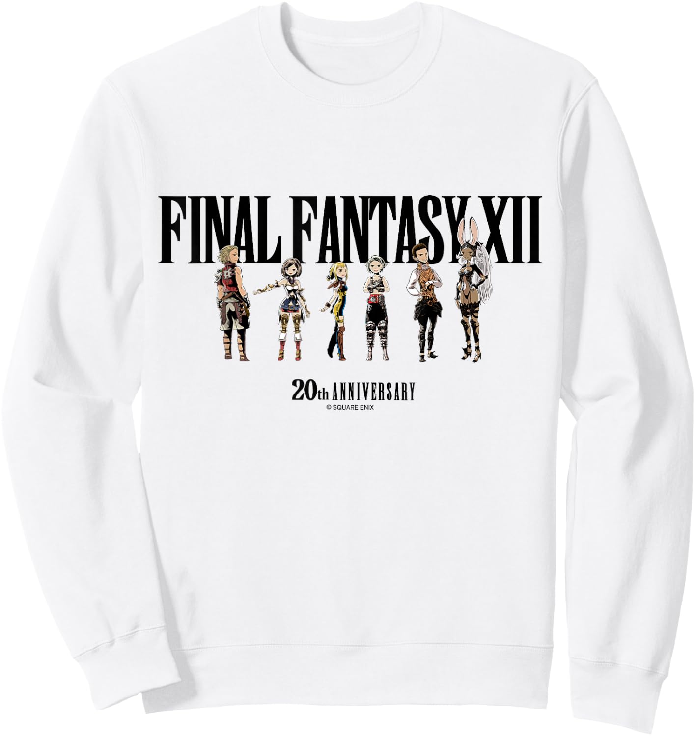 FINAL Fantasy Annivasary Collection FFXII Special Art Sweatshirt - Sweatshirt | White