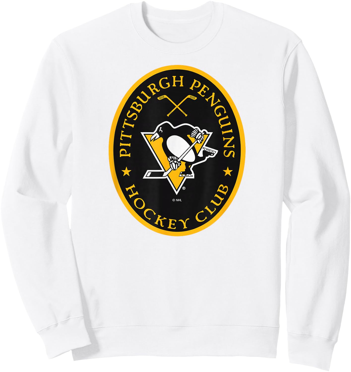 Pittsburgh Penguins Iconic Officially Licensed Sweatshirt - Sweatshirt | White