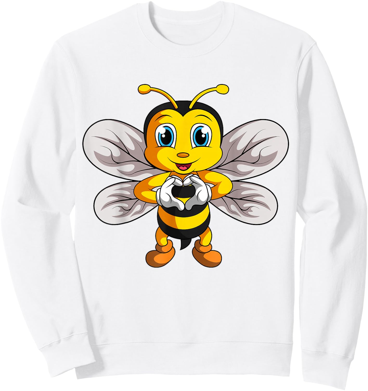 Bees, Children, Ladies, Girls, bee Sweatshirt - Sweatshirt | White