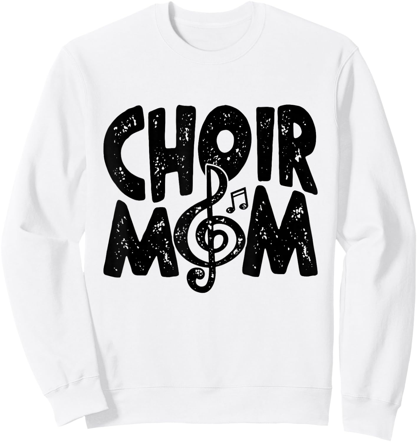 Choir Mom Marching Band Mama Senior Musical Life Sweatshirt - Sweatshirt | White