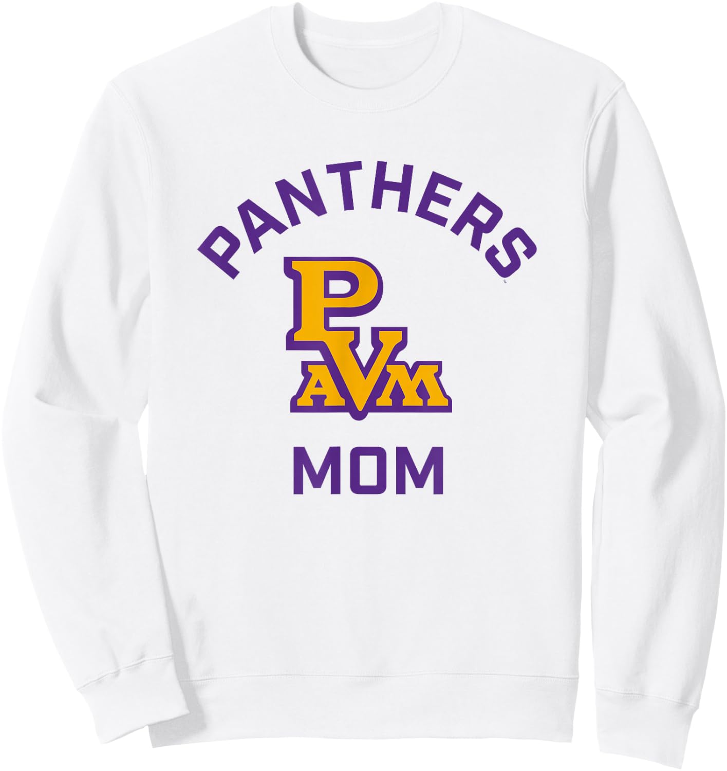 Prairie View A&M University Panthers Arched Mom Sweatshirt - Sweatshirt | White