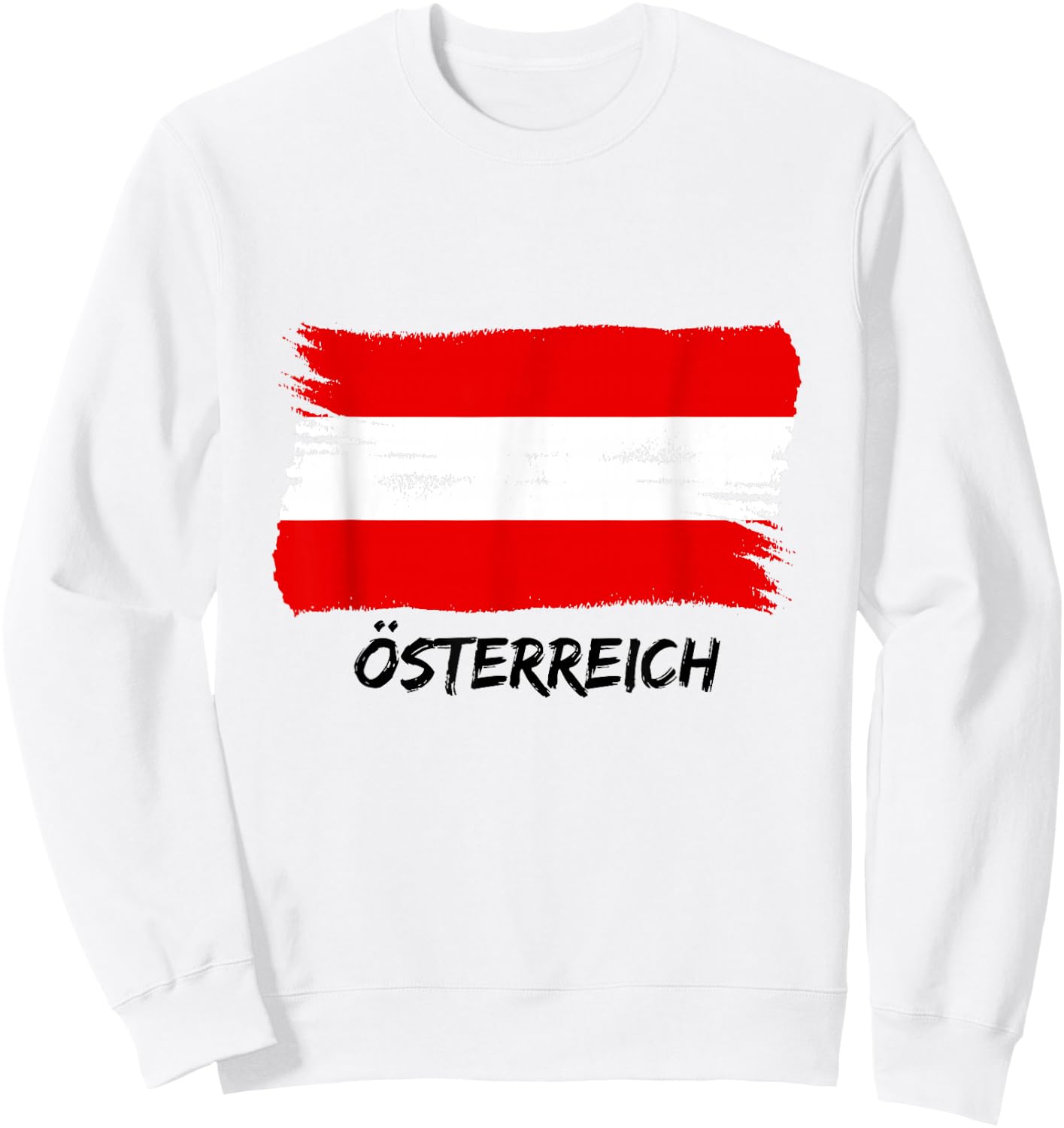 Österreichische Flagge Österreich Team Fan Trikot Sweatshirt - Sweatshirt | White