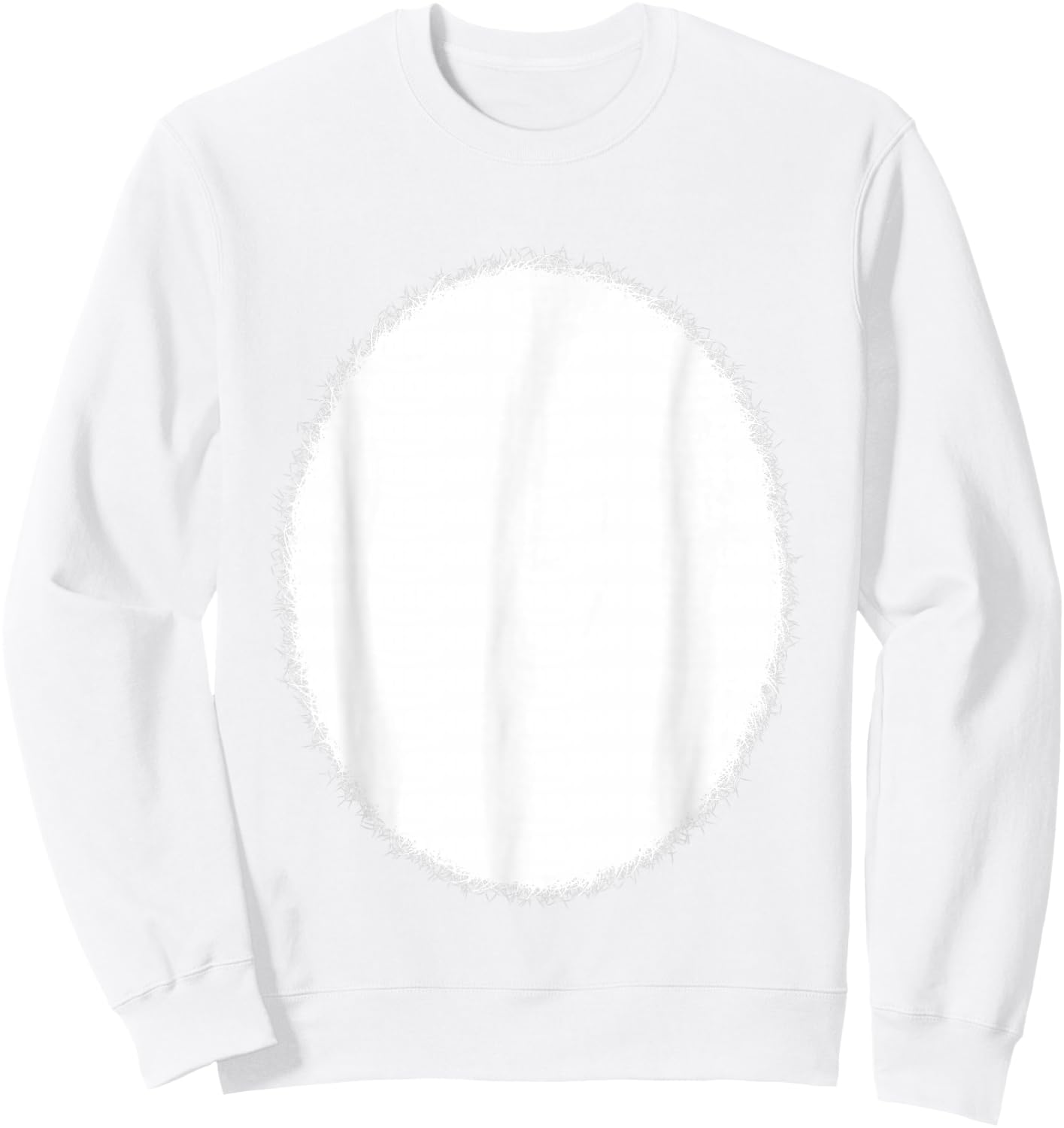 Pink Easter Bunny Rabbit White Furry Tummy Belly Costume Sweatshirt - Sweatshirt | White