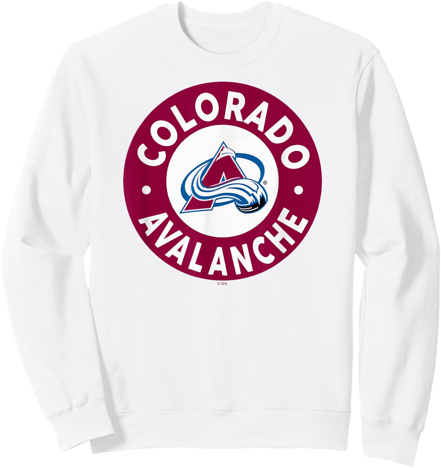 Colorado Avalanche Symbol Gray Officially Licensed Sweatshirt - Sweatshirt | White