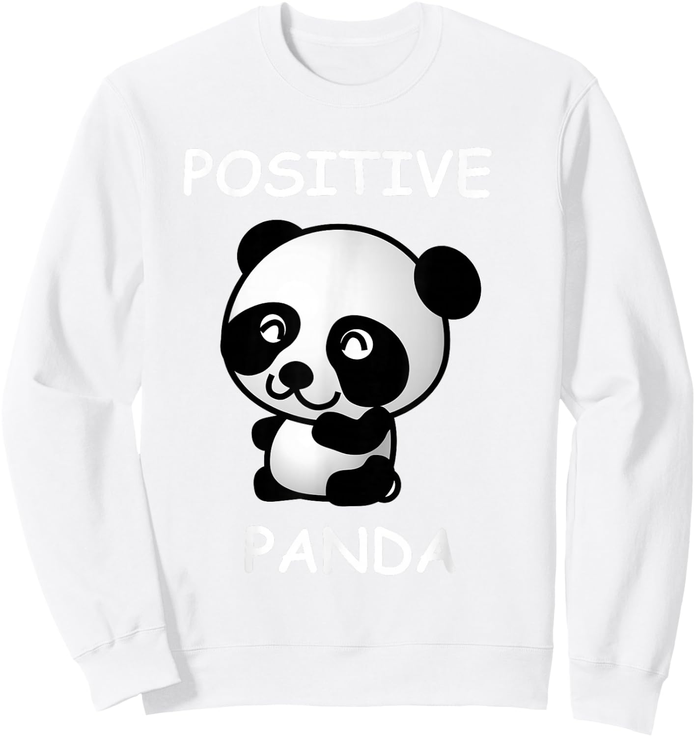 Cute Panda Bear for Positive Kids Sweatshirt - Sweatshirt | White