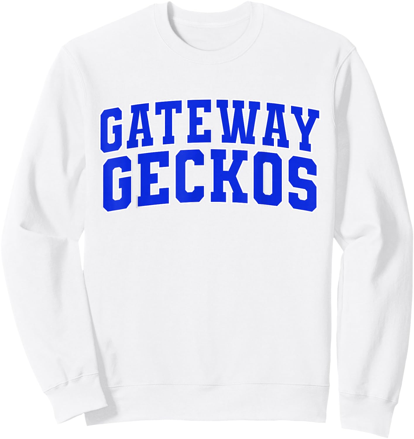 Gateway Community College Geckos Apparel Sports Fan Sweatshirt - Sweatshirt | White