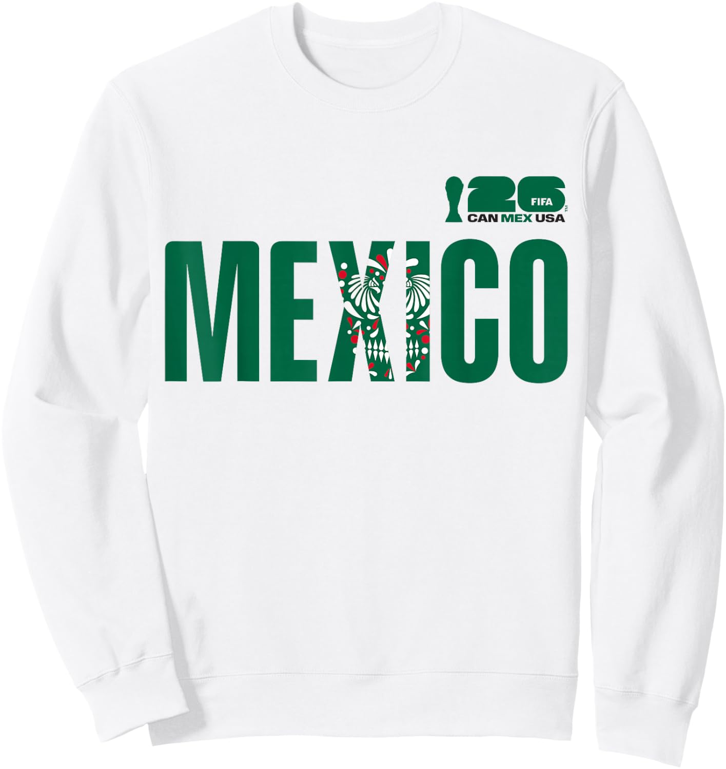 FIFA WORLD CUP26 Mexico Host Country Team Graphic Sweatshirt - Sweatshirt | White