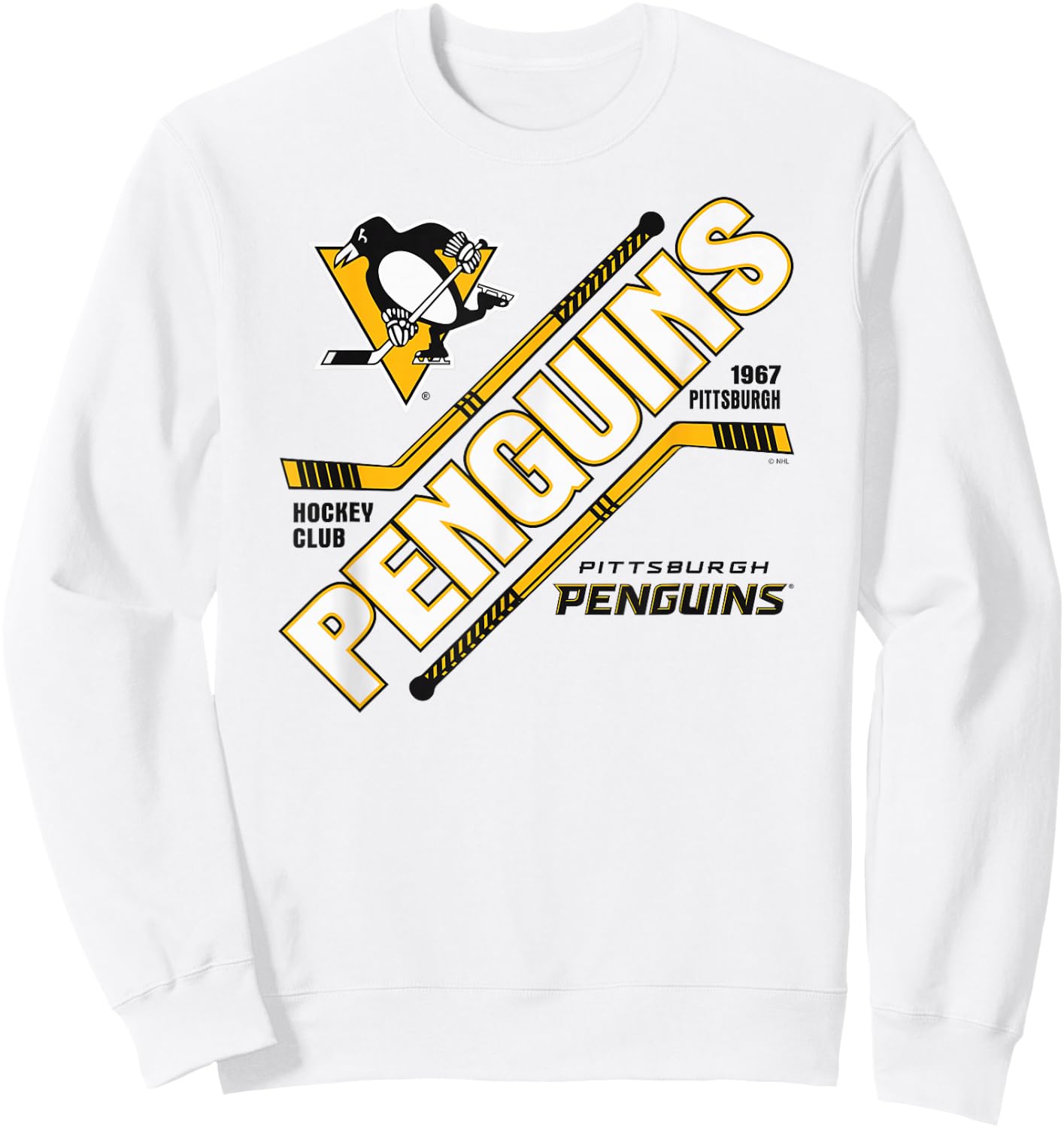 Pittsburgh Penguins Force Gray Officially Licensed Sweatshirt - Sweatshirt | White
