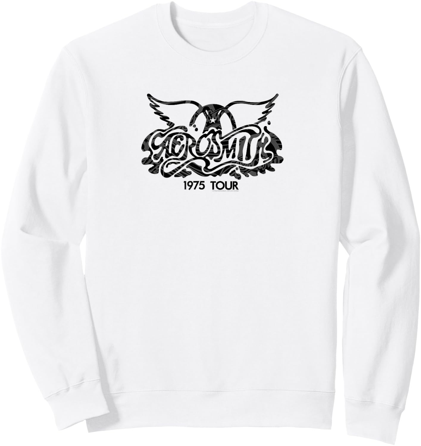 Aerosmith - 1975 Tour Wings Sweatshirt - Sweatshirt | White