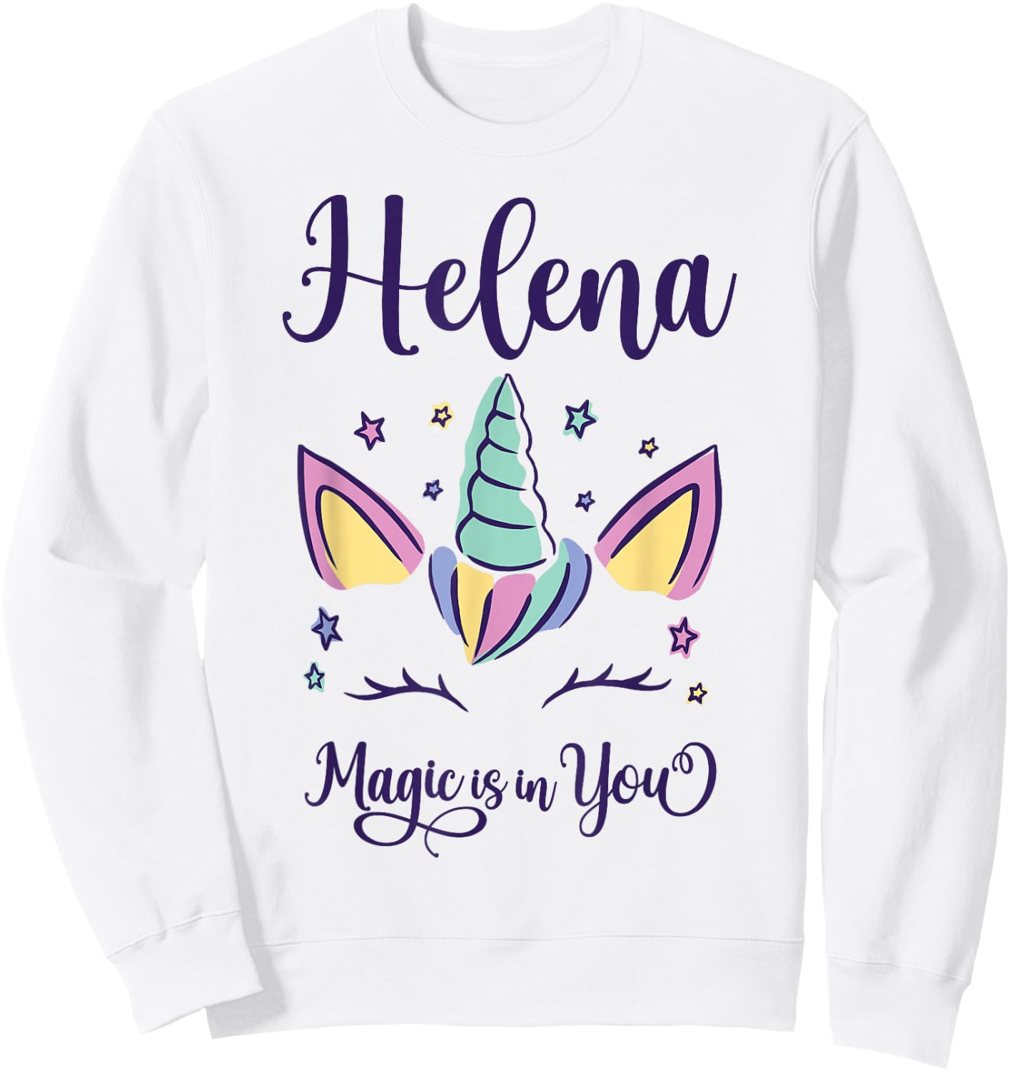 First Name Helena Personalized Helena Sweatshirt - Sweatshirt | White