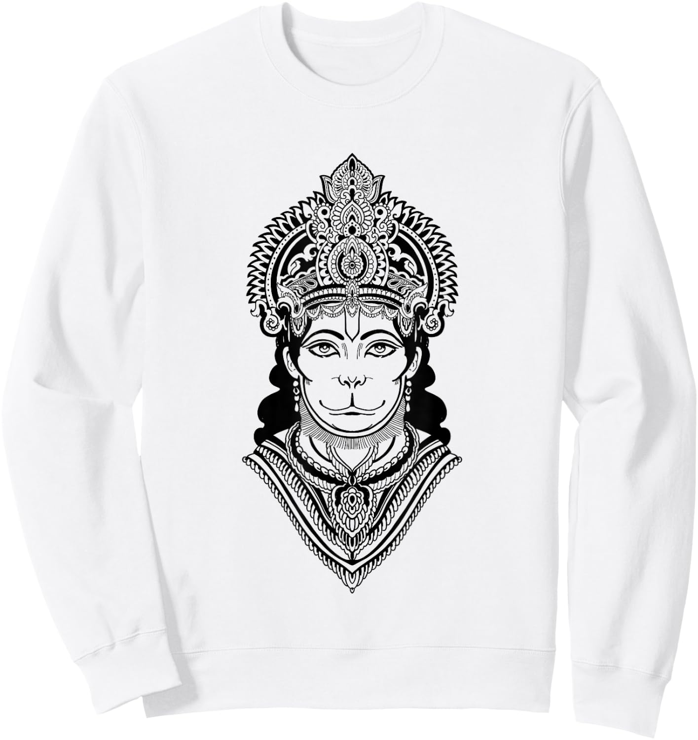 Hanuman T shirt Sweatshirt - Sweatshirt | White