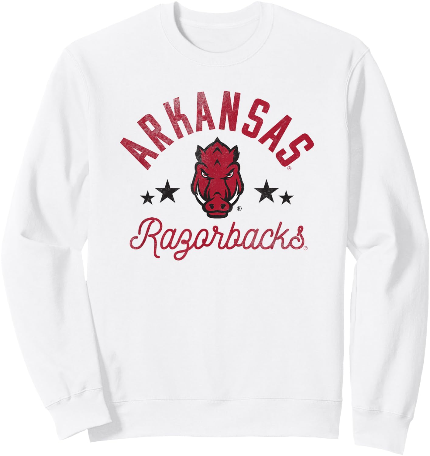 University of Arkansas Razorbacks Razorbacks Sweatshirt - Sweatshirt | White