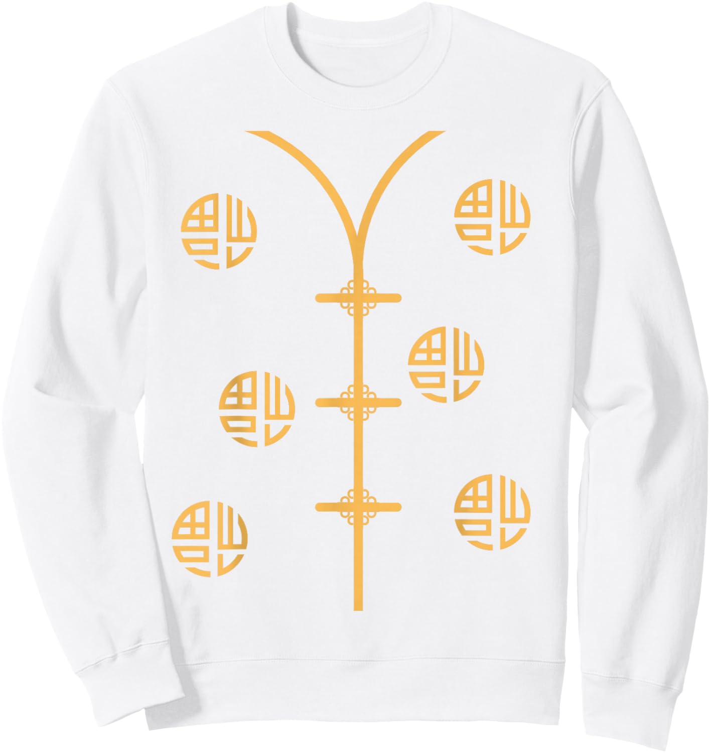 Chinese Vietnamese Lunar New Year Outfit Sweatshirt - Sweatshirt | White