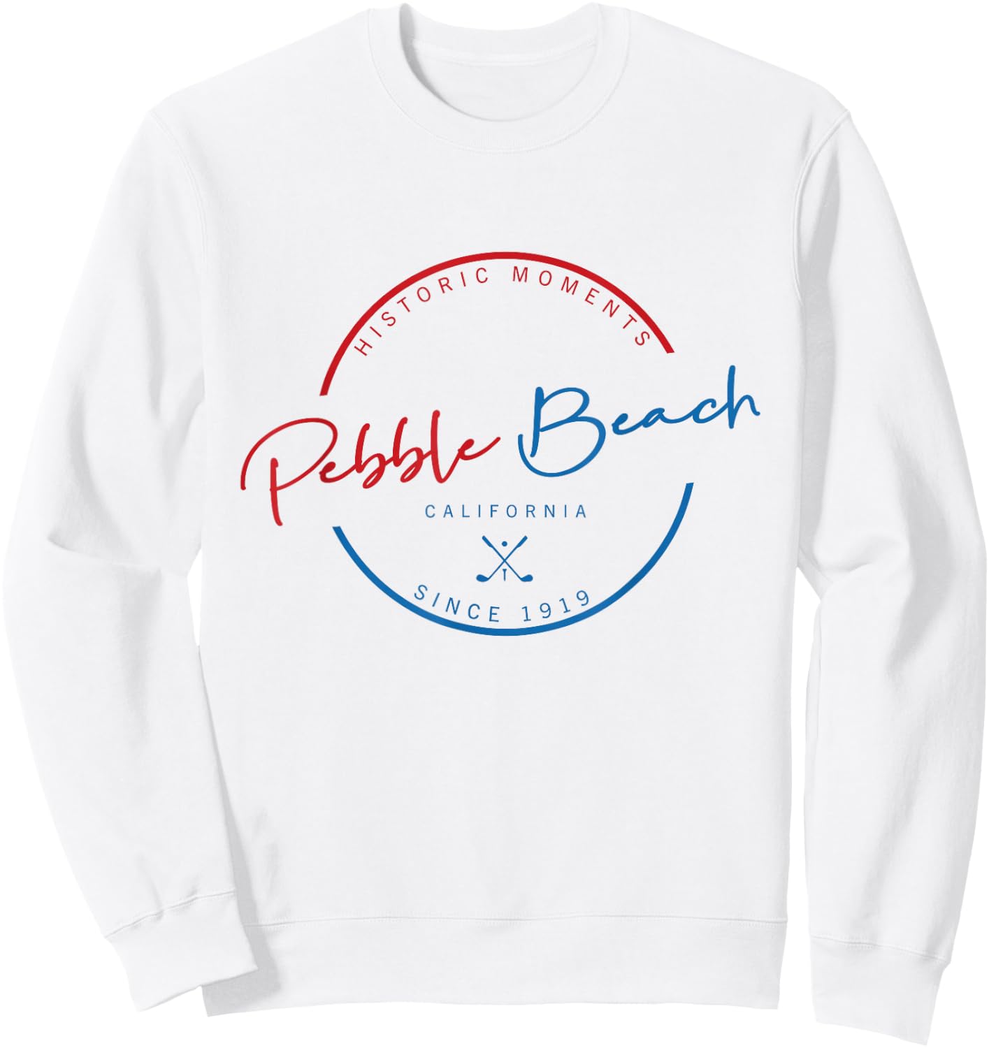 Pebble Beach Golf Sweatshirt - Sweatshirt | White