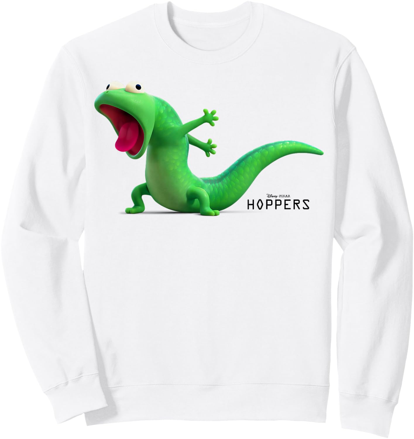 Disney Pixar Hoppers Tom Lizard Coughing Funny Movie Scene Sweatshirt - Sweatshirt | White