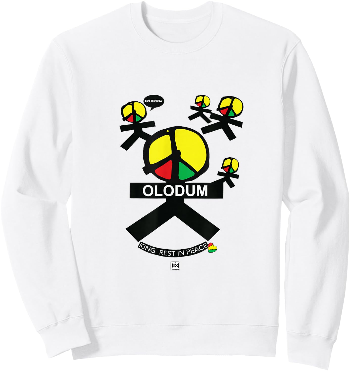 OLODUM , White Sweatshirt - Sweatshirt | White