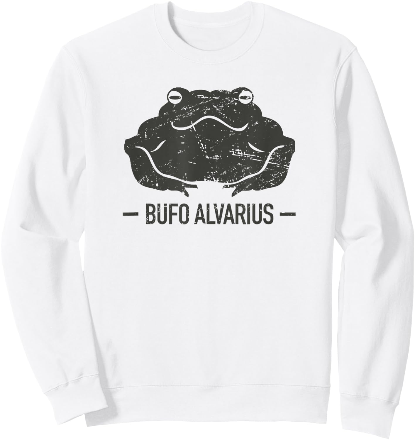 Sonoran Desert Toad / Bufo Alvarius Sweatshirt - Sweatshirt | White