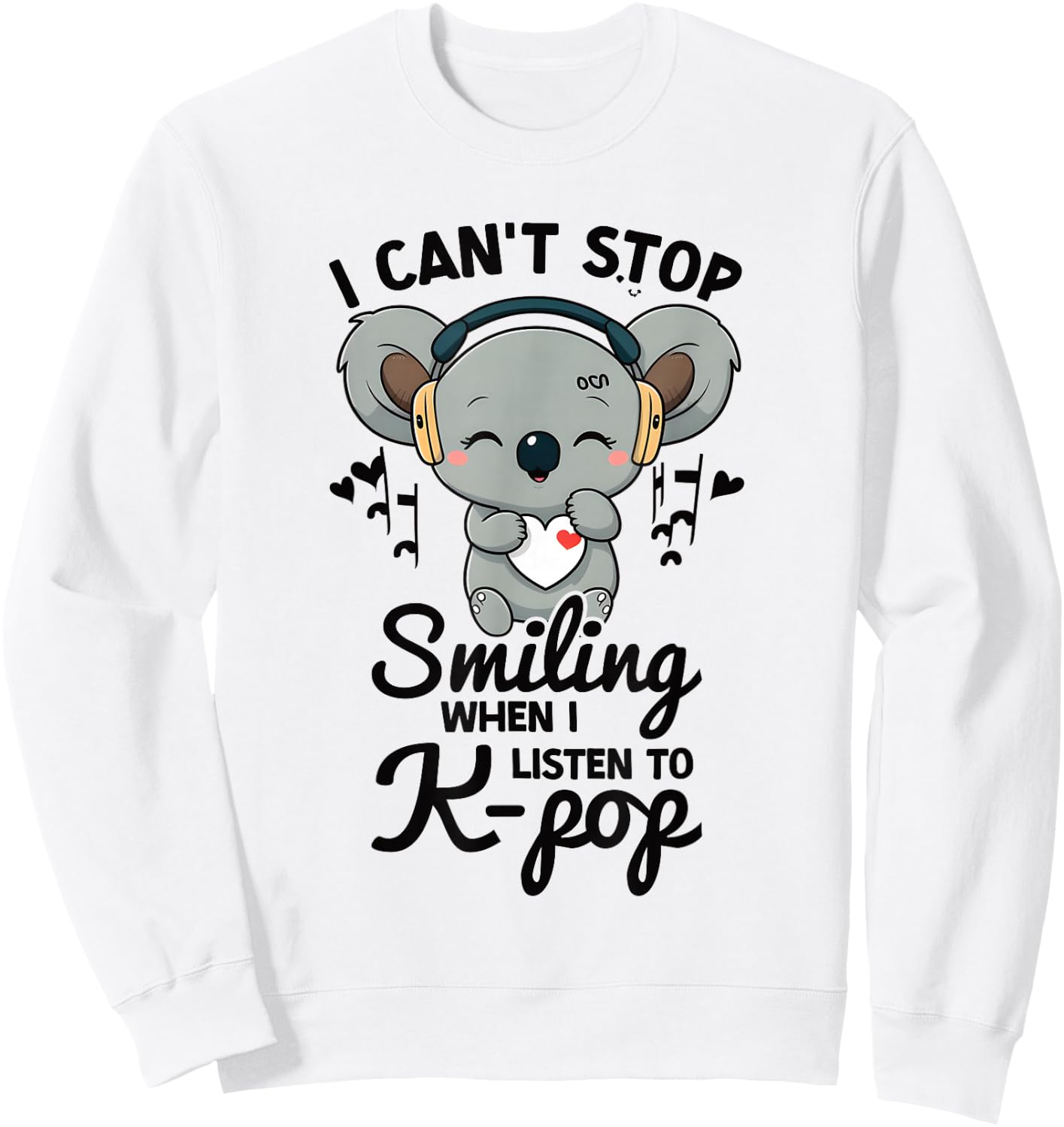 Kpop Koala Korean Drama Item Pop Merch K-pop Merchandise , gray Sweatshirt - Sweatshirt | White