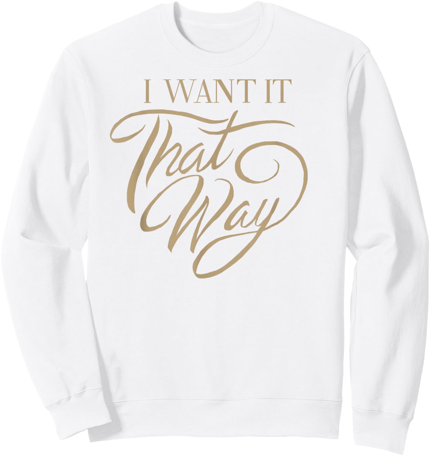 Backstreet Boys – Cursive IWITW Sweatshirt - Sweatshirt | White