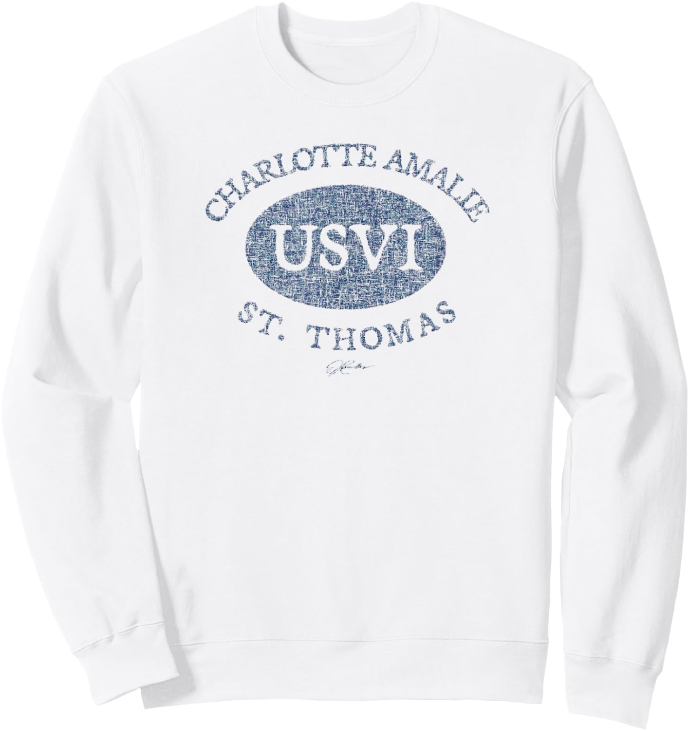 JCombs: Charlotte Amalie, St. Thomas, USVI Sweatshirt - Sweatshirt | White