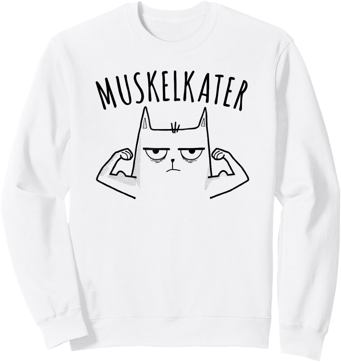 Fitness Bodybuilder Fitnesstrainer Fitnessstudio Muskelkater Sweatshirt - Sweatshirt | White