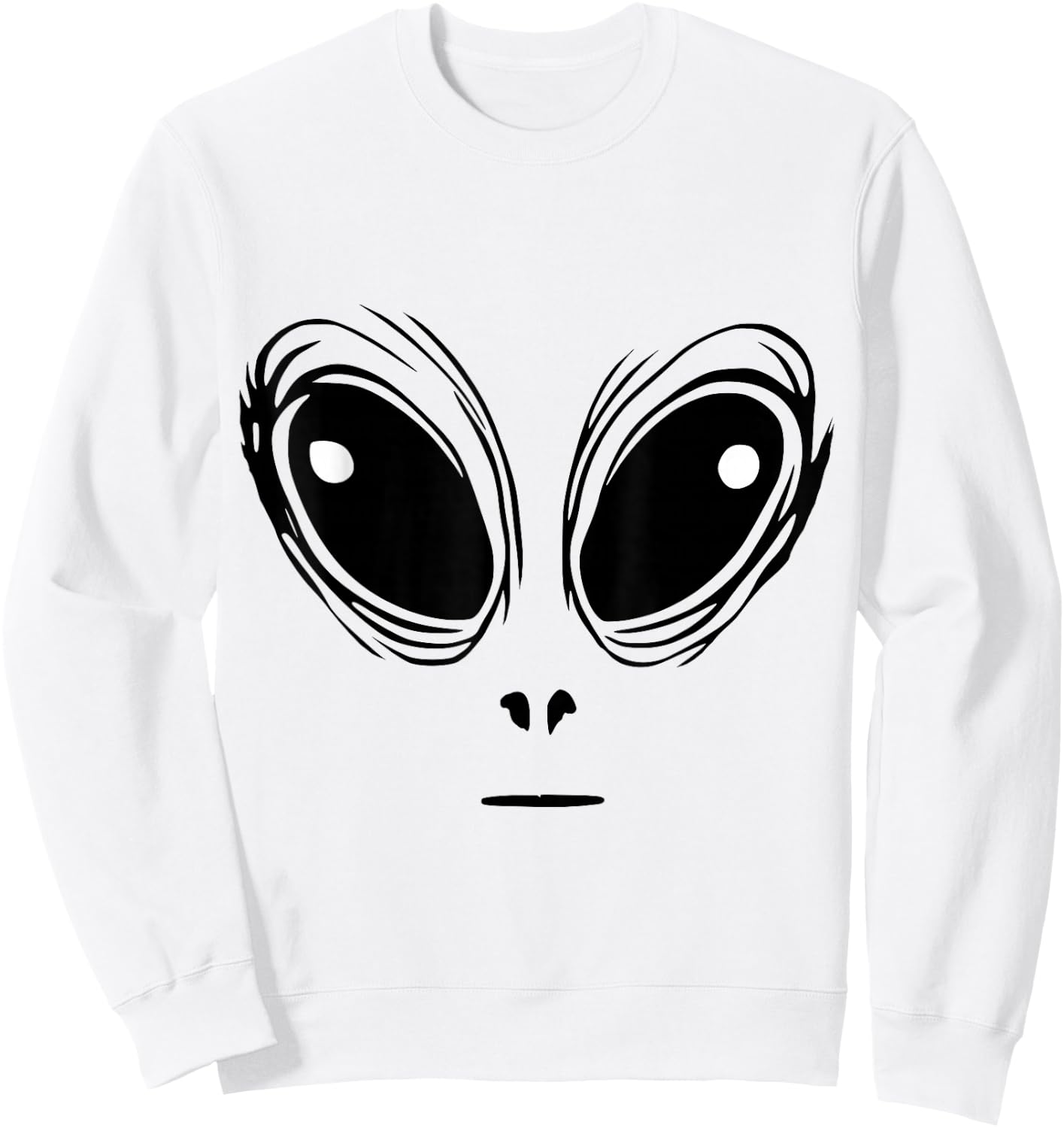 Alien Alien Costume Fancy Dress Carnival Halloween , Green Sweatshirt - Sweatshirt | White