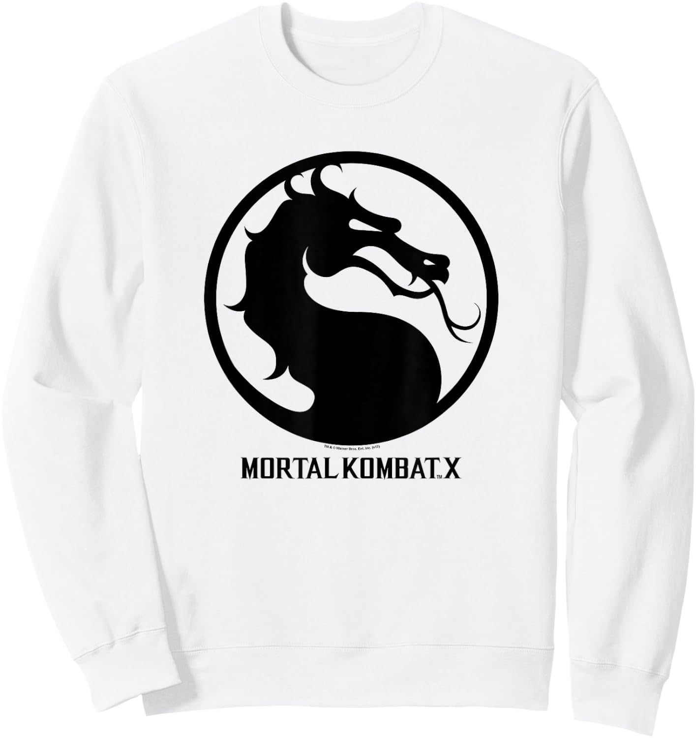 Mortal Kombat X Seal Sweatshirt - Sweatshirt | White