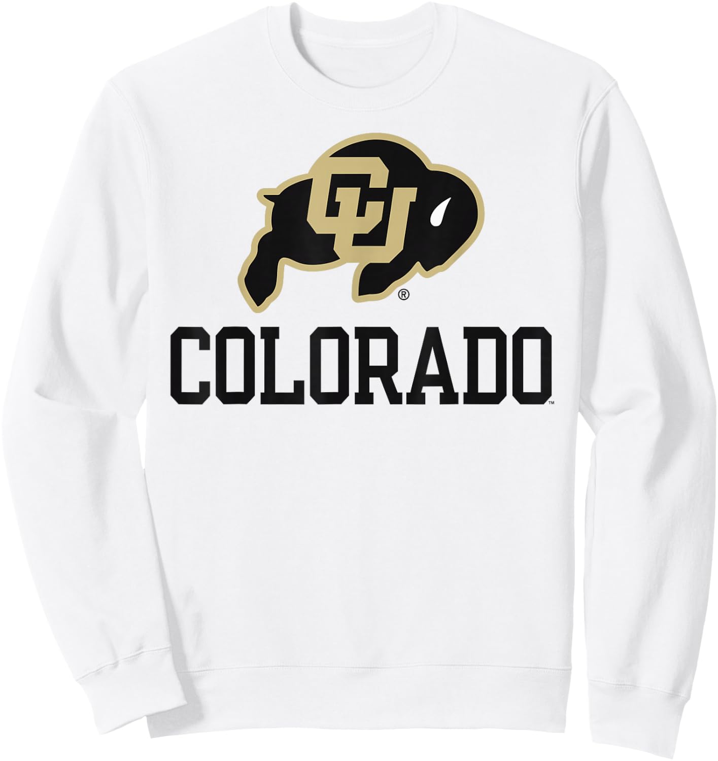Colorado Buffaloes Sportsmanship Gray Officially Licensed Sweatshirt - Sweatshirt | White