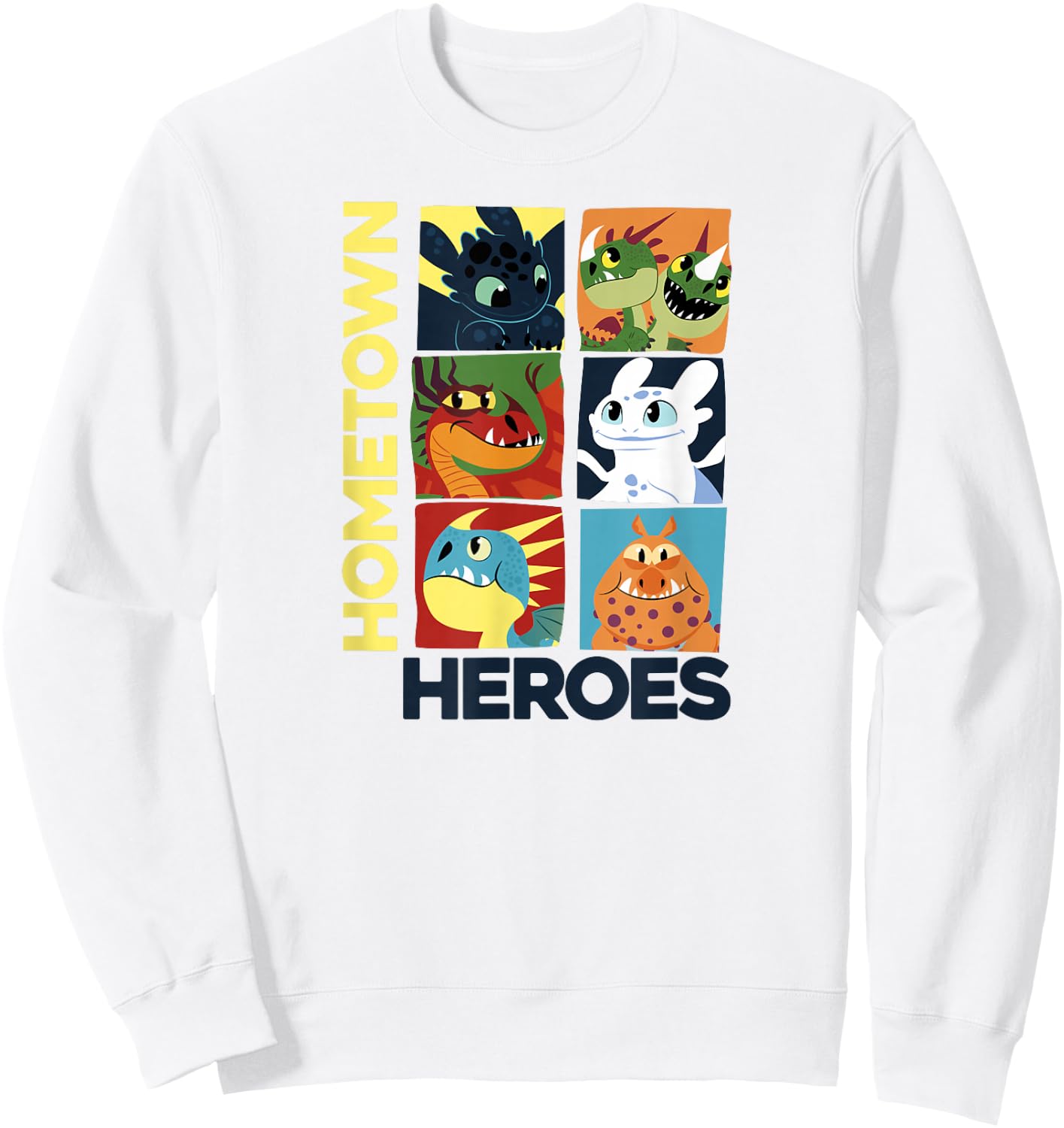 Taming the Dragons Easy 3 Hometown Heroes Sweatshirt - Sweatshirt | White