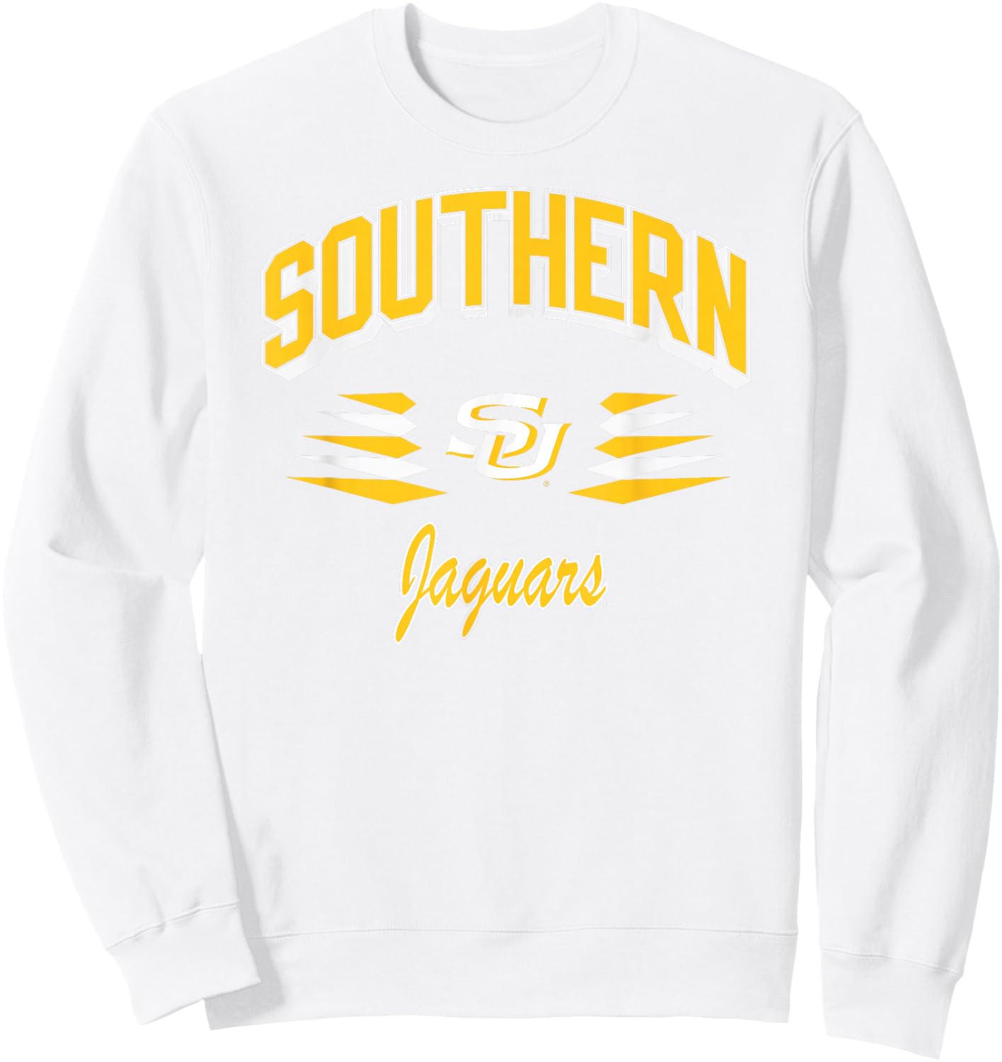 Southern Jaguars Retro Diamond Blue Officially Licensed Sweatshirt - Sweatshirt | White