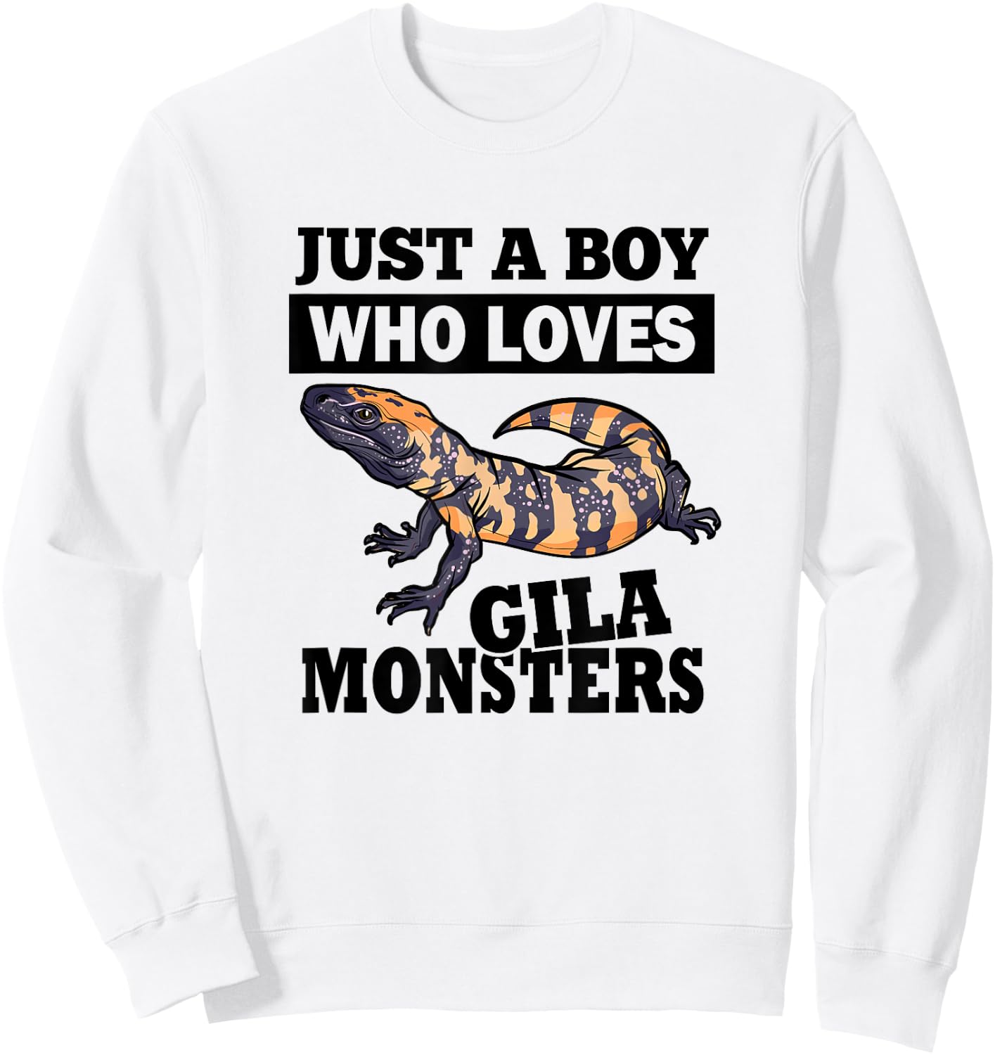 Gila Monster Sweatshirt - Sweatshirt | White