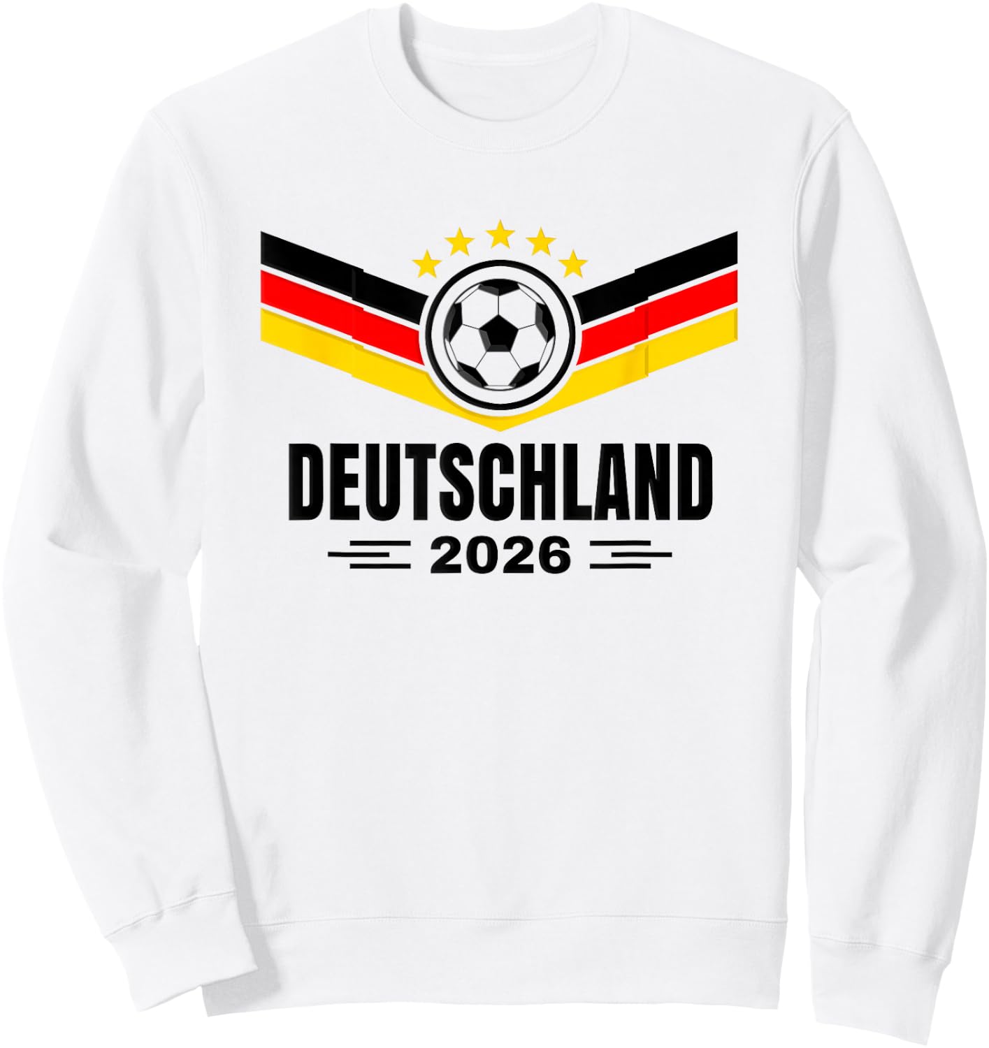 Sports Shirt für Jungen Männer Deutschland 2026 Deutschland Sweatshirt - Sweatshirt | White