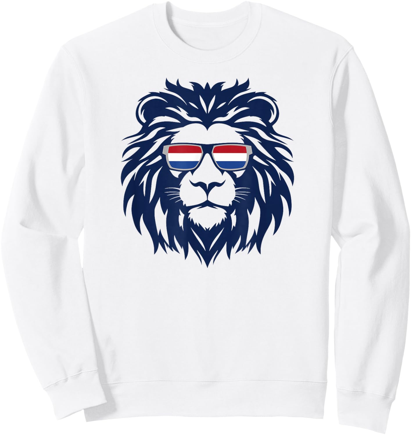 Nederland Lion, Netherlands Flag. Holland Dutch, Orange Sweatshirt - Sweatshirt | White