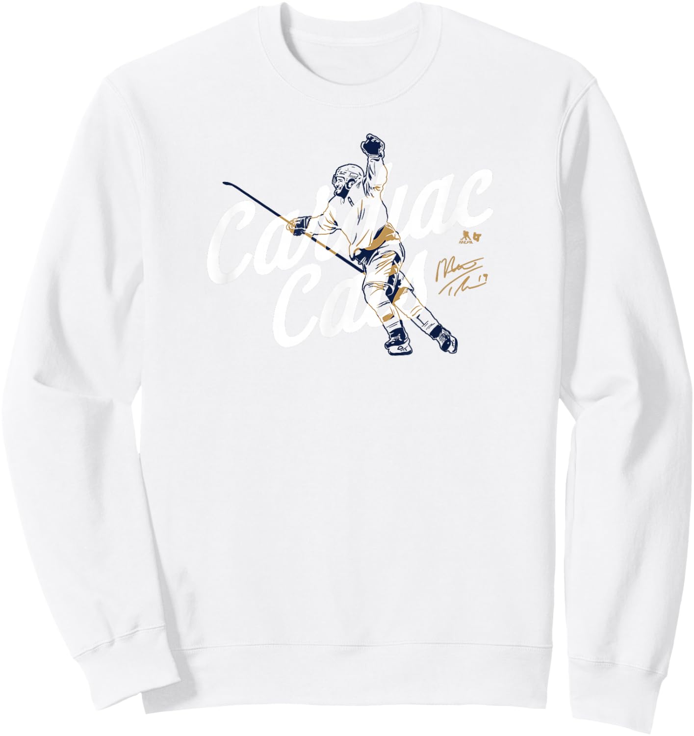 Matthew Tkachuk - Cardiac Cats - Florida Hockey Sweatshirt - Sweatshirt | White