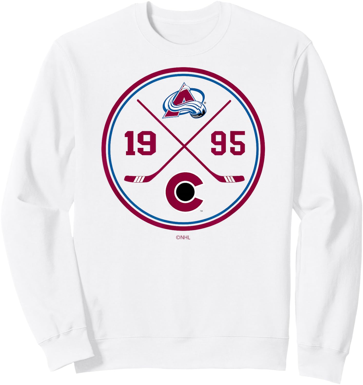 Colorado Avalanche Prize Gray Officially Licensed Sweatshirt - Sweatshirt | White